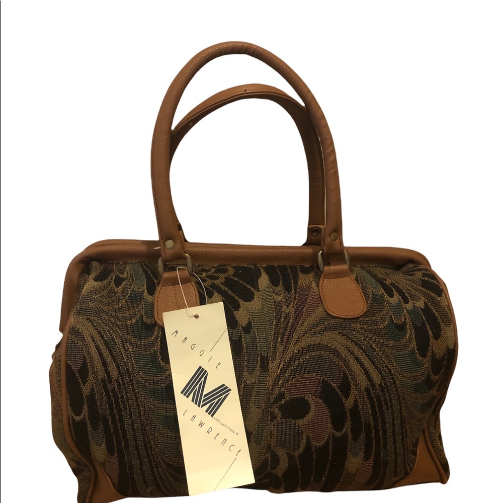Maggie Lawrence Gorgeous Tapestry Floral Handbag Purse